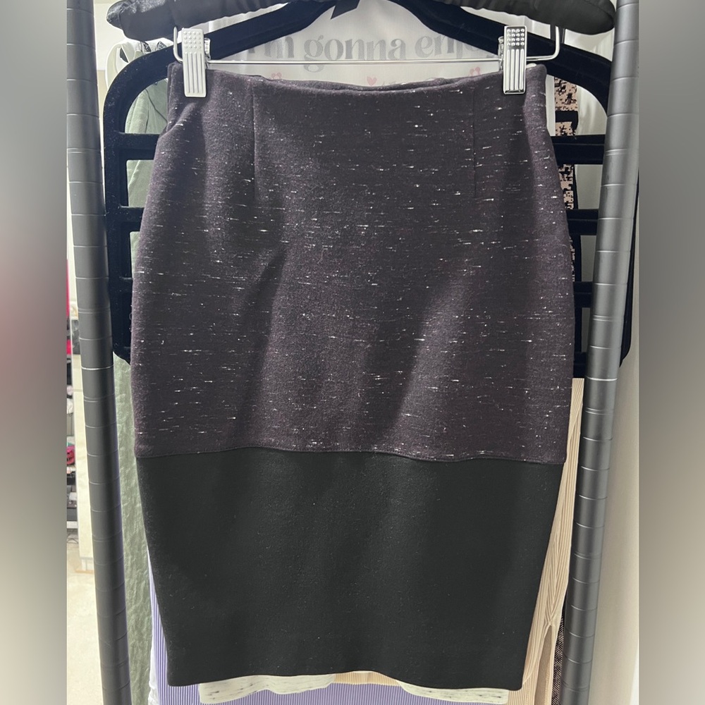 Aritzia Wilfred heathered pencil skirts w/zip sides
